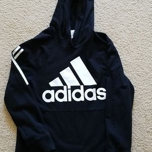 Boys Adidas Hooded Sweatshirt